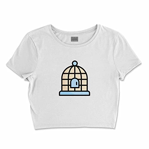 Bona Basics, Koszulka damska z nadrukiem cyfrowym,%100 bawełna, biała, casualowa, topy damskie, rozmiar: XL, biały, XL Krótki