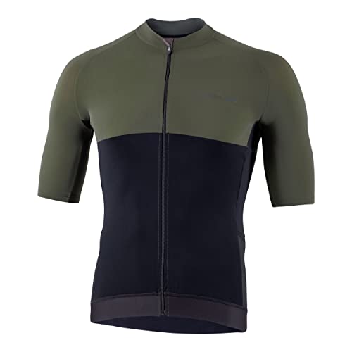 Nalini 03005101100C000.10 BASSUN Block J Męski T-Shirt 330 Jungle/Czarny L, 330 Dżungle/Czarny, L