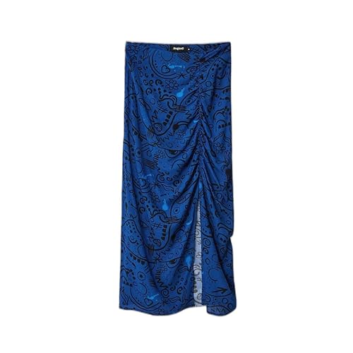 Desigual Damska spódnica, niebieski, XS