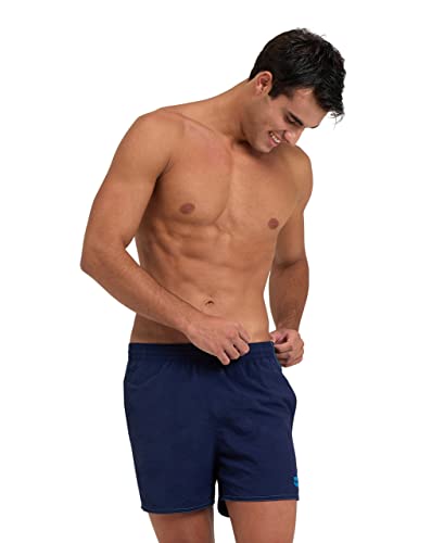 ARENA BYWAYX R Swim Trunks, Navy-Turquoise, XL Men's, Navy-turquoise, XL