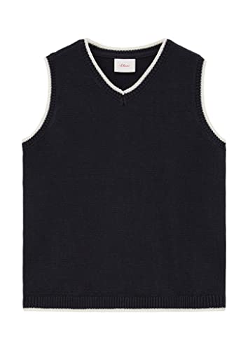 s.Oliver Bluza chłopięca, bez rękawów, niebieski, 104-110