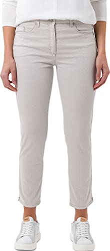 Raphaela by Brax Damskie spodnie bawełniane | Lesley S | Slim | 18-1527, Light Taupe, 48 PL