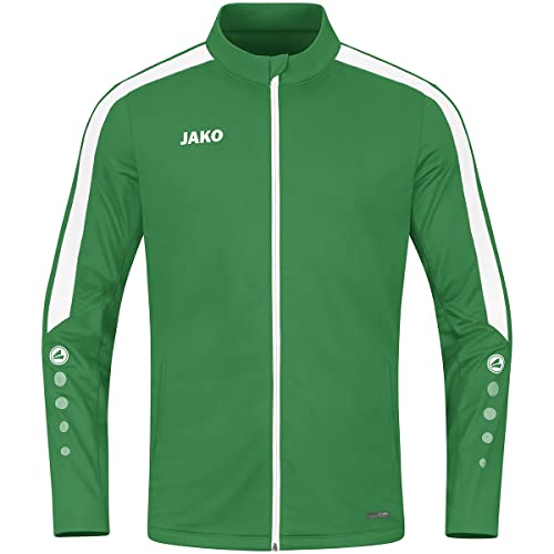 JAKO Męska kurtka treningowa Power Polyester, Sport zielony, 3XL