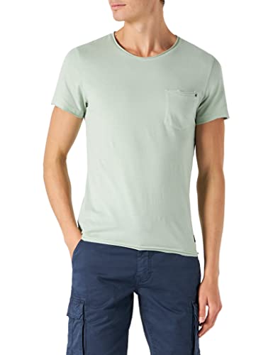 BLEND Koszulka męska, 155706/mroźna zieleń, S