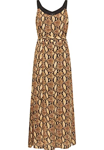 faina sukienka maxi damska 1922832, Be?owy/motyw skóry w??a, L
