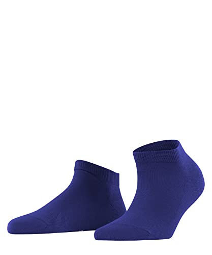 FALKE Kobiety Skarpety do trampek Family W SN Zrównoważona Bawełna krótkie jednokolorowe 1 Para, Niebieski (Imperial 6065), 35-38