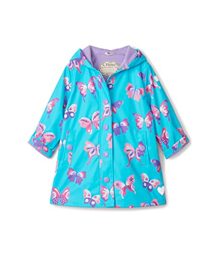 Hatley Splash Jacket Kurtka antyrozpryskowa, Doodle Butterflies, 10 lat dziewczynka, Doodle Butterflies, 10 lat