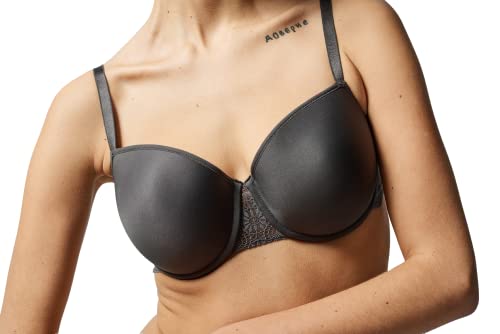 Passionata Damski t-shirt biustonosz, Gris Intense, 75E