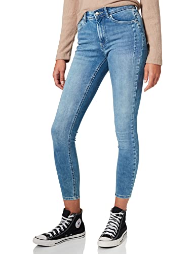 ONLY Onlblush Life Mid Sk ANK Cut DNM Box dżinsy damskie, niebieski (medium blue denim), (XS) W x 34L