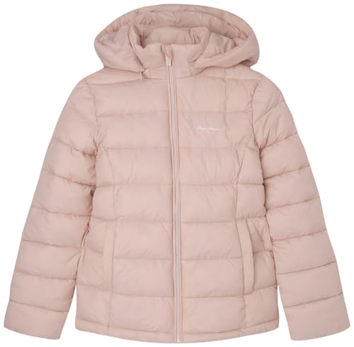 Pepe Jeans Simone Short Jacket dla dziewczynek, Różowy (Ash Rose), 12 lat