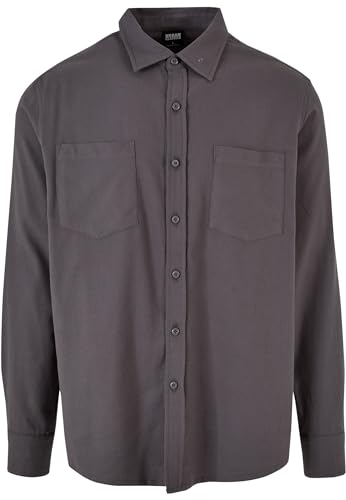 Urban Classics Męska koszula flanelowa, Darkshadow/Darkshadow, 3XL
