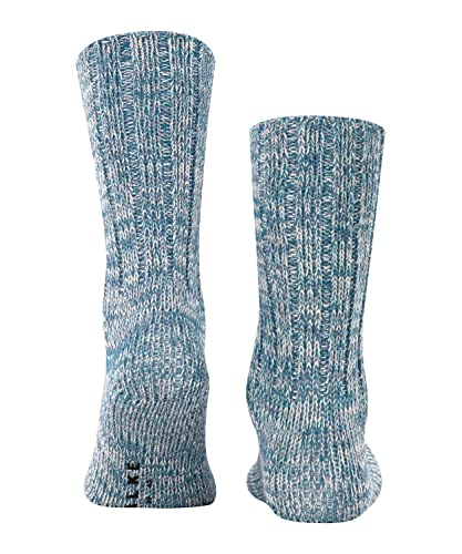 FALKE Mężczyźni Skarpety Brooklyn M SO Bawełna jednokolorowe 1 Para, Zielony (Teal 7867), 43-46