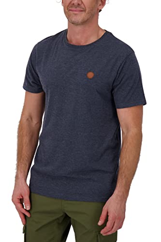 Alife and Kickin MaddoxAK A T-shirt męski z krótkim rękawem S-XXXL, granatowy melanż, S, granatowy melanż, S