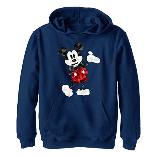 Disney Chłopięca bluza z kapturem Mickey Pol, granatowy Heather, M