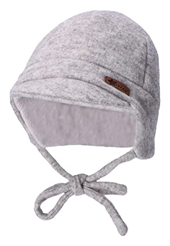 Sterntaler Chłopięca czapka z daszkiem Melange czapka, jasnoszara, 43