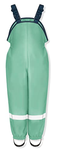 Playshoes Dziecięce wodoodporne spodnie przeciwdeszczowe, uniseks, kolor miętowy zielony, 98, zielony (Mintgrün), 98