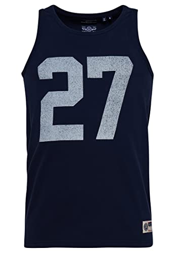 Superdry Vintage Field College Vest Koszulka męska, Rich Navy, M