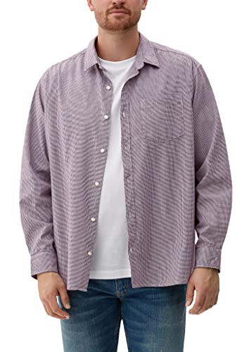 s.Oliver Big Size Męska koszula z długim rękawem, RED, 3XL