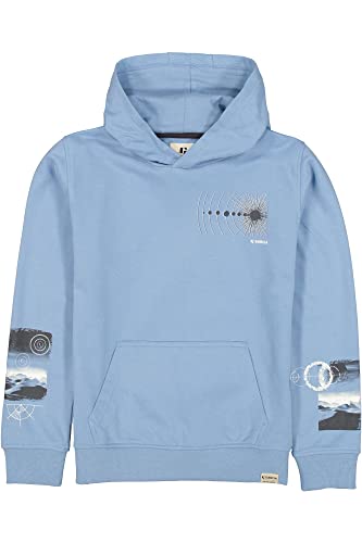 Garcia Kids Bluza chłopięca z kapturem, niebieska (Canal Blue), 128/134, Canal Blue, 128