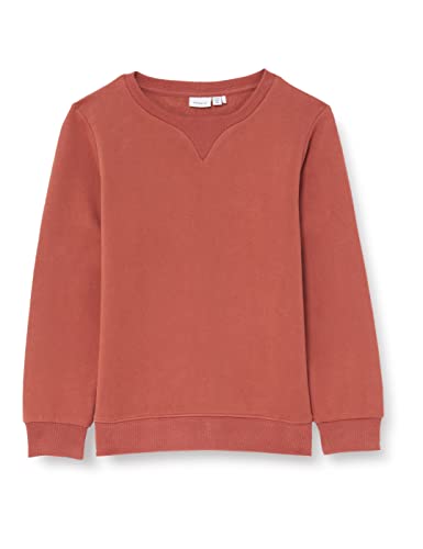 NAME IT Chłopięca bluza NKMLENO LS Sweat BRU NOOS, Maple Syrup, 158/164