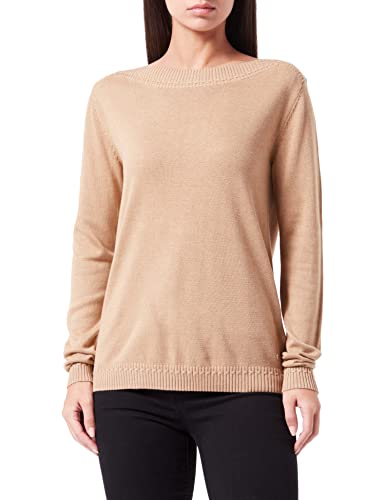 TOM TAILOR Damski sweter 1035135, 30263-Soft Light Camel Melange, L