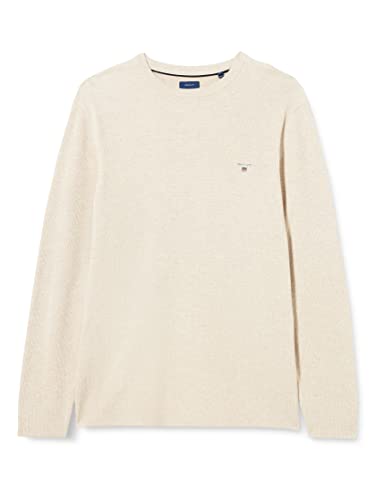 Sweter rękawiczki męski, Jasny Beżowy Melange, 4XL