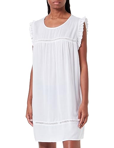 United Colors of Benetton Sukienka damska 4td43c001 Full Slip, Optical White 101, L, Optyczny biały 101, L