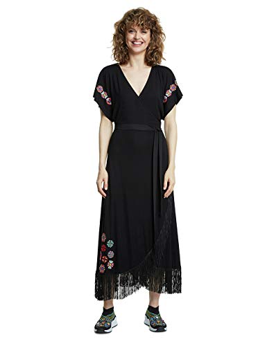 Desigual Sukienka damska Vest_Monterrey, Czarny (czarny 2000), 34