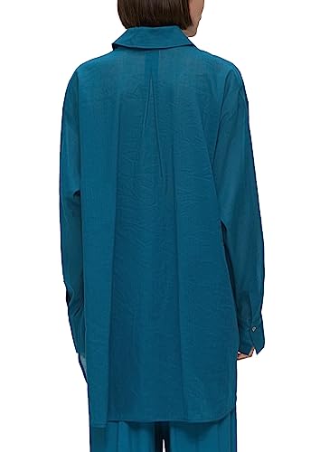 s.Oliver BLACK LABEL Damska bluzka z długim rękawem, Blue Green, 40
