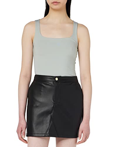 ONLY Women's ONLZIPPI EX HW Faux LEA Skirt CC PNT spódnica ze sztucznej skóry, czarna, M