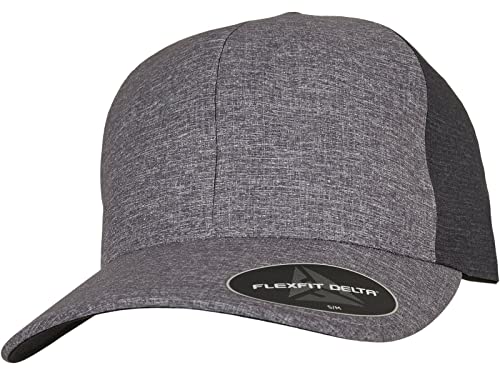 Flexfit Unisex Delta Carbon Cap – 2 Tone czapka baseballowa, melanżowa czerń, rozmiar L/XL