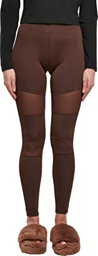 Urban Classics Damskie legginsy Tech Mesh, Brązowy, 5XL