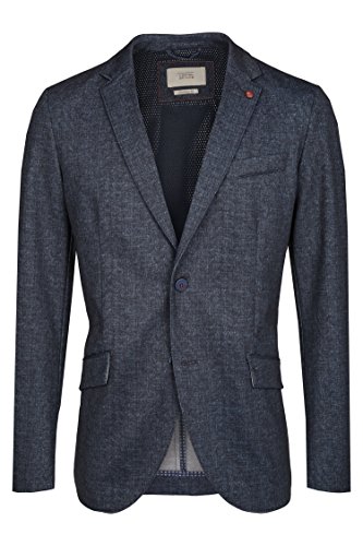 Camel active Męska kurtka garniturowa, Niebieski (Navy 43), 48