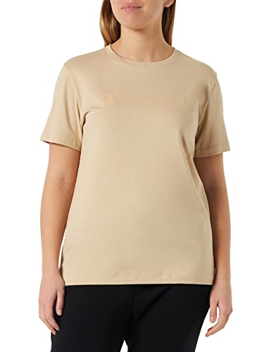 Champion Damska koszulka z logo Legacy American Classics Regular S/S, Taupe Brown, XS