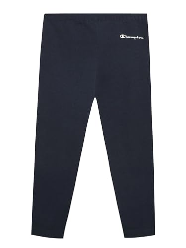Champion Dziewczęce i dziewczęce Legacy American Classics-małe logo regularne legginsy, granatowe, 3-4 lata