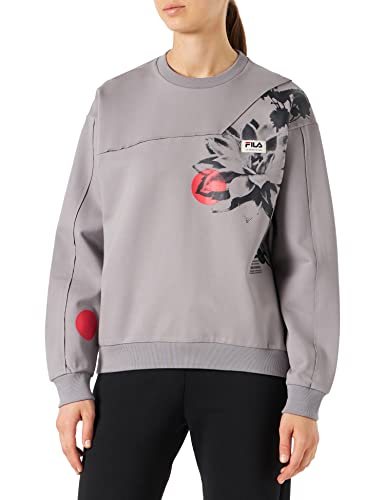 FILA Tekija Oversized Crew bluza damska, Gull, XS