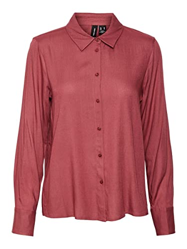 bestseller a/s Vmbeauty Ls Shirt Ga Noos Bluzka damska, Dry Rose, S