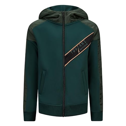 Retour Denim de Luxe Cross Sweat kardigan w kolorze zielonym Color Hunter Green, w rozmiarze 11/12, zielony (hunter green), 11-12 lat