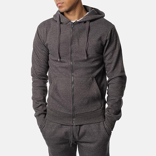 HOPENLIFE Sadida Kardigan Męski, antracytowy, XL