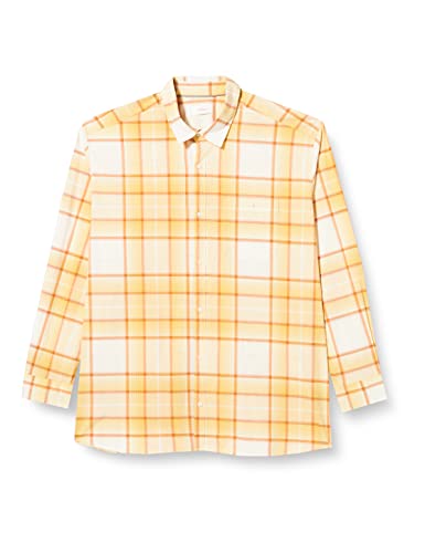 s.Oliver Big Size Koszula męska z długim rękawem, żółta, 4XL, żółty, 4XL