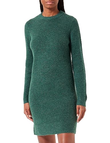 Bestseller A/S Damska sukienka Pcellen Ls O-Neck Knit Dress Noos Bc, Trekking Green, M