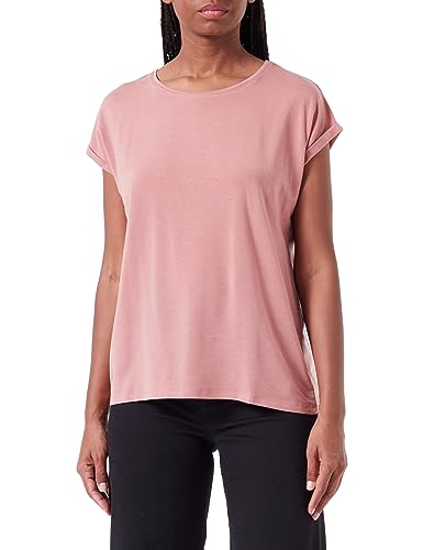 VERO MODA Vmava Plain Ss Top Gajrs Noos T-Shirt damski, popielaty ró? (Ash Rose), M
