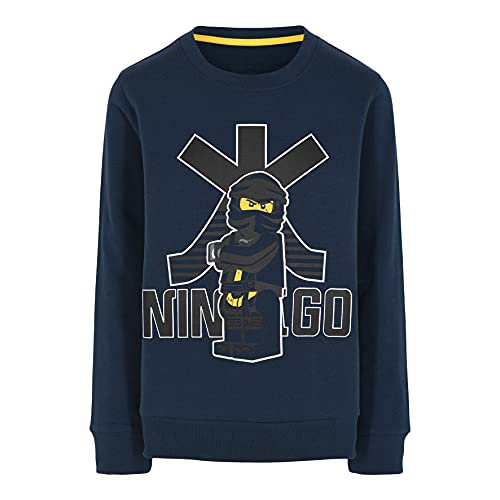 LEGO Bluza chłopięca Ninjago, Ciemny granatowy, 98