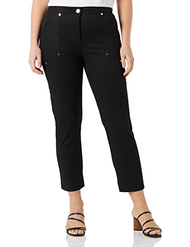 Love Moschino Slim Fit Trousers Damskie Spodnie Casual, Czarny, 34