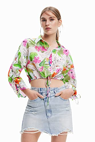 Desigual Damska koszulka, biały, S