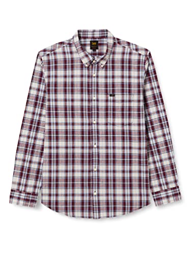 WHITELISTED Męska koszula Lee Button Down, Aksamitna grząd, L