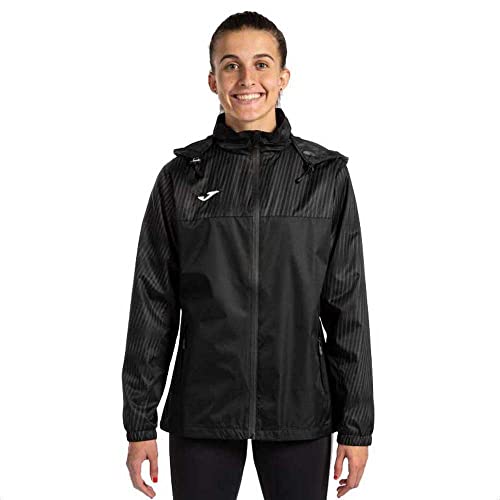 Joma Montreal damska kurtka przeciwdeszczowa, czarny, S