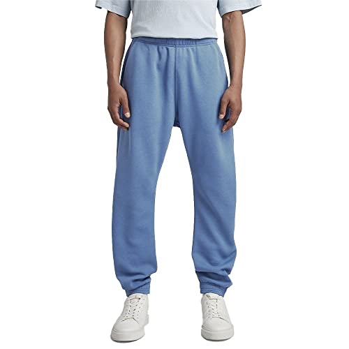 G-STAR RAW Unisex Core Oversized spodnie dresowe męskie spodnie dresowe, Niebieski (Retro Blue D22007-c235-937), L