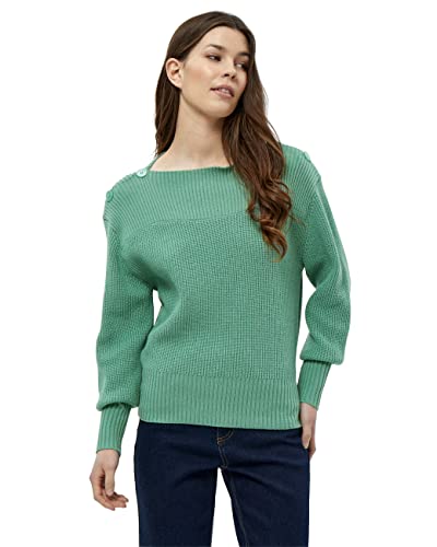 Peppercorn Damski sweter Rosalia z dekoltem w łódkę, Feldspar Green, XXL