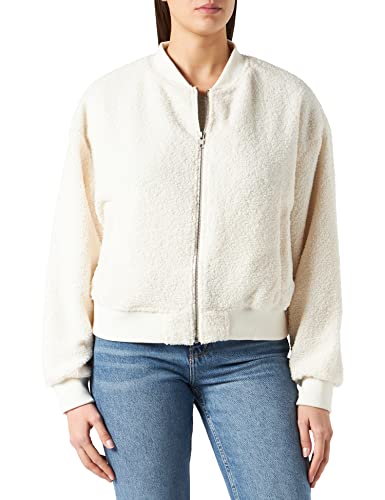 Urban Classics Damska kurtka bomberka oversize Sherpa, Whitesand, 3XL